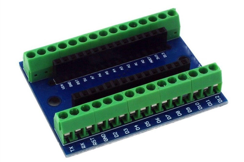 NOYITO Terminal Adapter IO Shield for Nano V3.0 AVR ATMEGA328P-AU Module Board - Pack of 2 - Image 3